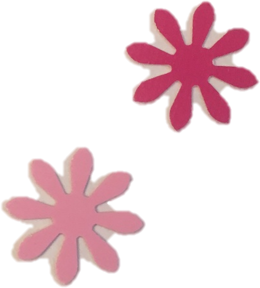 Dark Pink Pastel - Black And White Snowflakes (846x916), Png Download