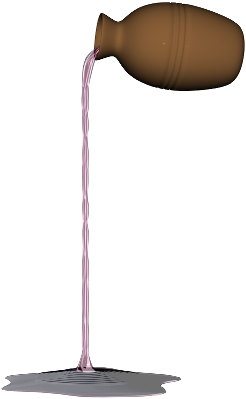 Pouring Pot - Wine Bottle (650x1000), Png Download