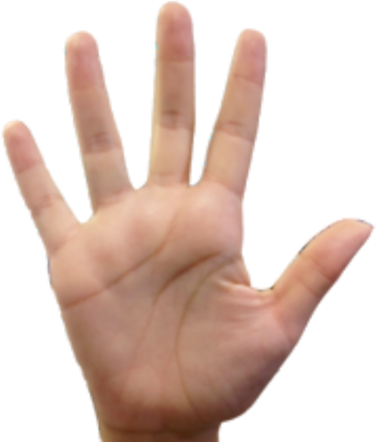 Mao Pare Png - Palma Das Mãos (1200x900), Png Download