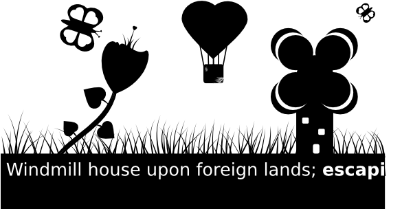 How To Set Use Landscape Silhouette Svg Vector (600x366), Png Download