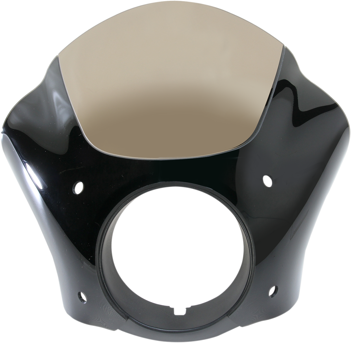 Black Gauntlet Fairing Fldl Dyna Low Rider - Motorcycle Fairing (755x737), Png Download