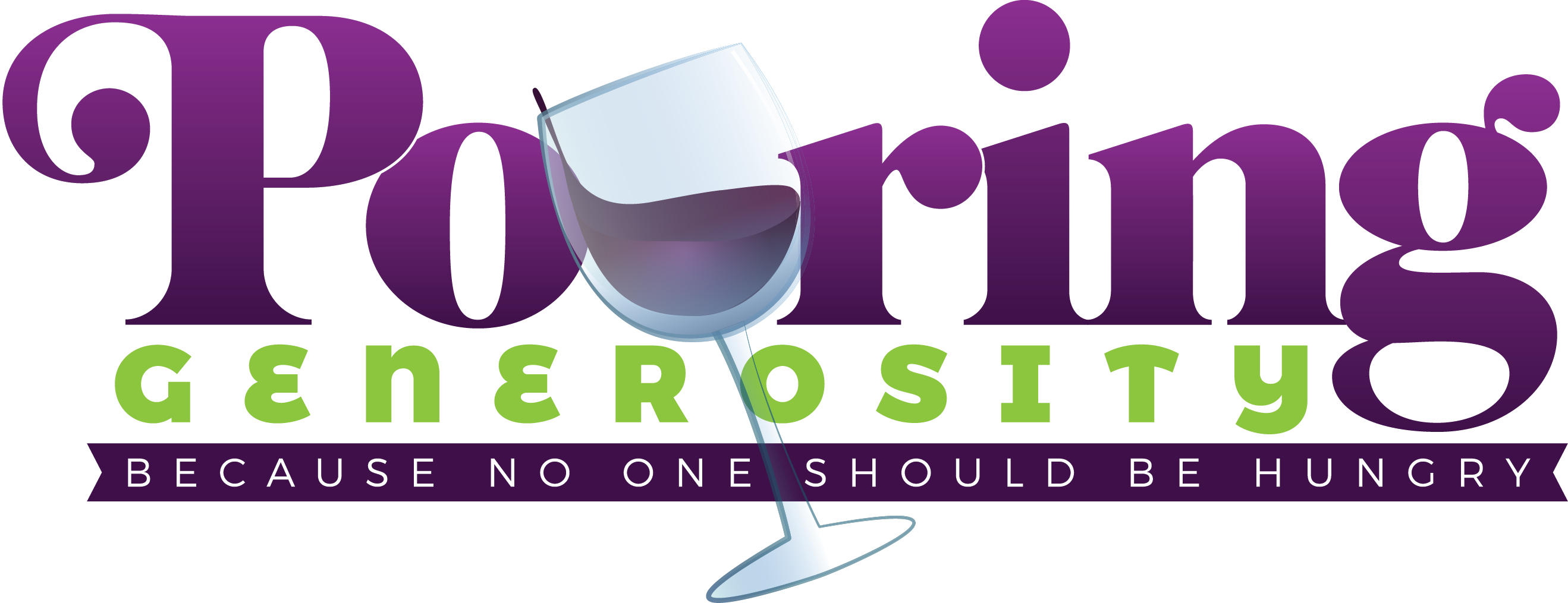 Pouring Generosity Logo - Logo (2637x1015), Png Download