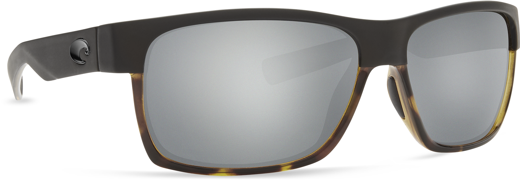 Costa Del Mar Half Moon Sunglasses In Black/shiny Tort, - Half Moon Black/shiny Tort Sunglasses In Men's Size (2000x1000), Png Download