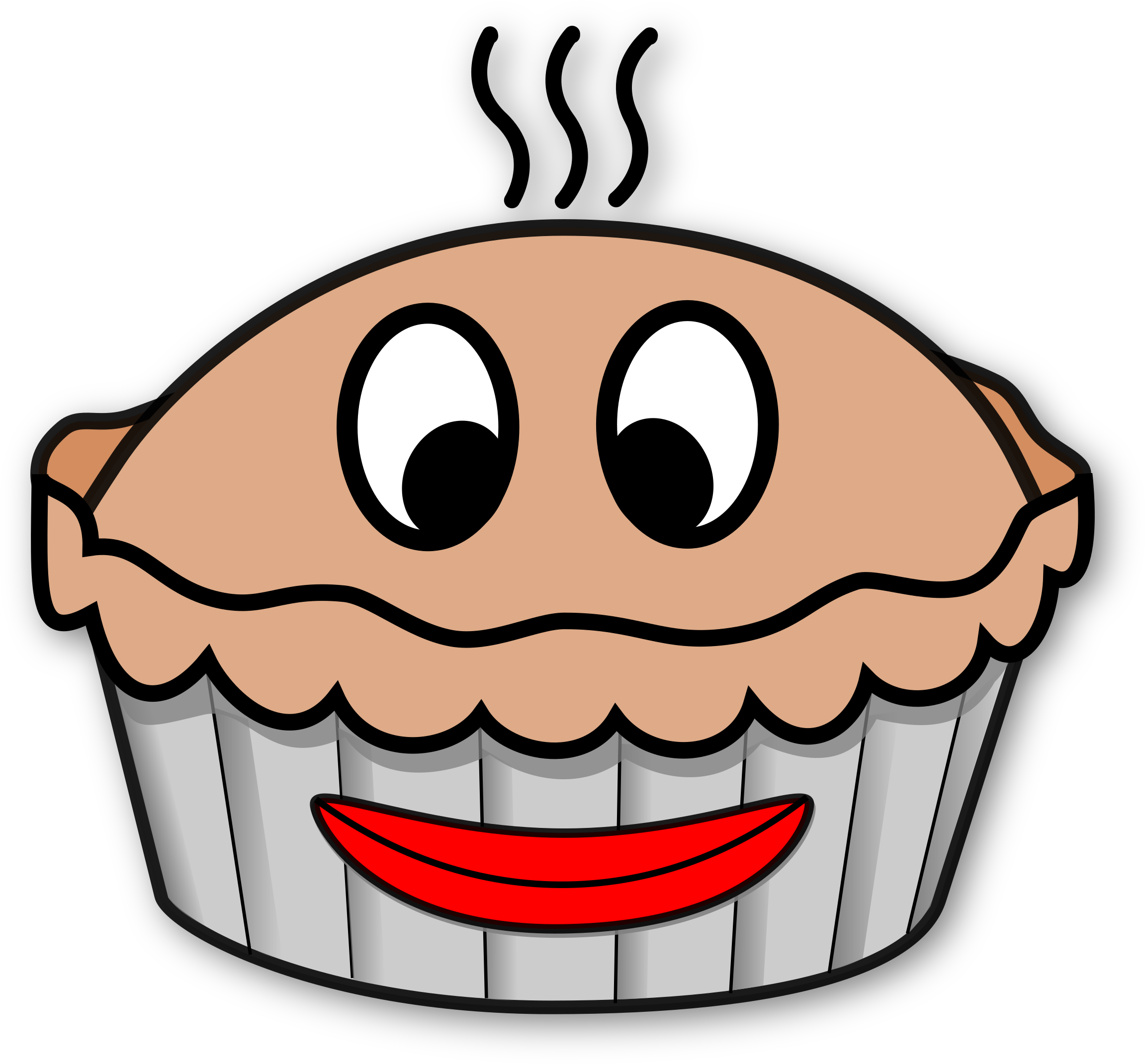 Logo - Pie Face Cartoon (2529x2351), Png Download