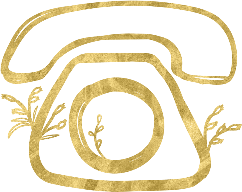Hand Drawn Social Media Gold - Logo Social Media Rose Gold Png (1000x1000), Png Download