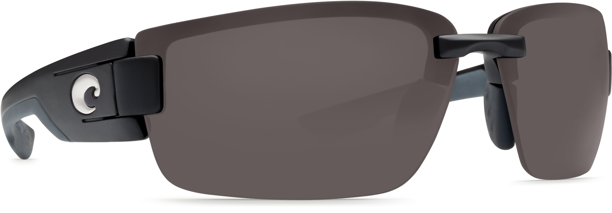 Costa Del Mar Rockport Sunglasses In Matte Black, Rimless - Costa Del Mar Rockport Polarized Rp 11 Ogp Black Men (2000x1000), Png Download