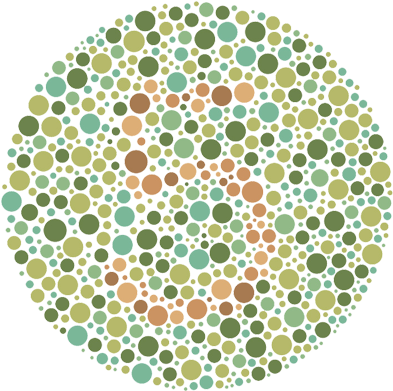 Are You Color Blind, Do You Know Someone That Is Clinton - Green Color Blind Test (400x400), Png Download