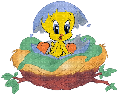 Kaz Creations Cartoons Tweety Pie - Cartoon Baby Tweety Bird (400x400), Png Download