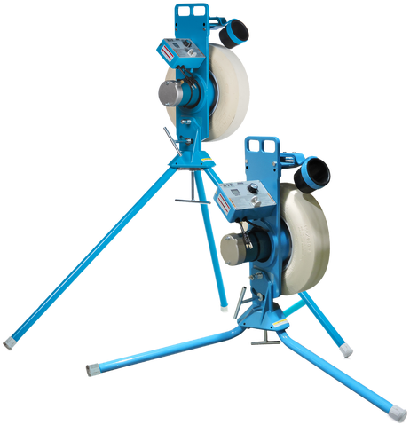 Mvp® Combo Baseball And Softball Pitching Machine - Pitching Machine (500x513), Png Download