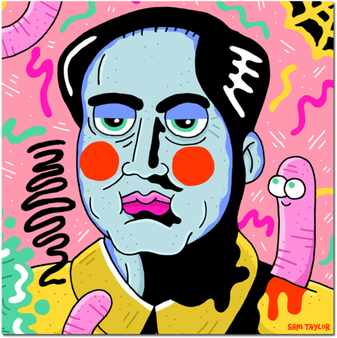 Andy Warhol (600x600), Png Download