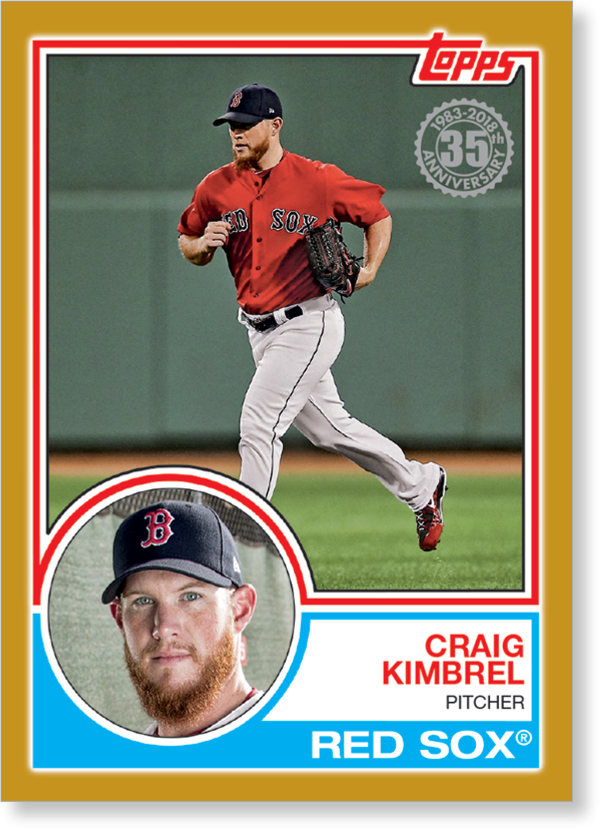 2018 Topps Series 1 Baseball Craig Kimbrel 1983 Topps - College Baseball (2000x2000), Png Download