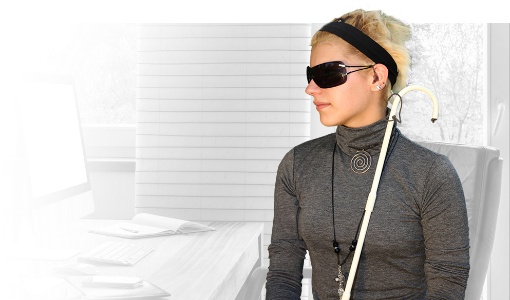 Vision Loss - Vision Impairment (1259x584), Png Download