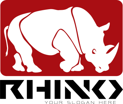 Rhino - Red Rhino Logos (400x338), Png Download