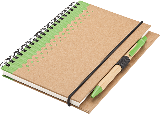 Recycled Junior Pad And Pen - Notebook (700x700), Png Download