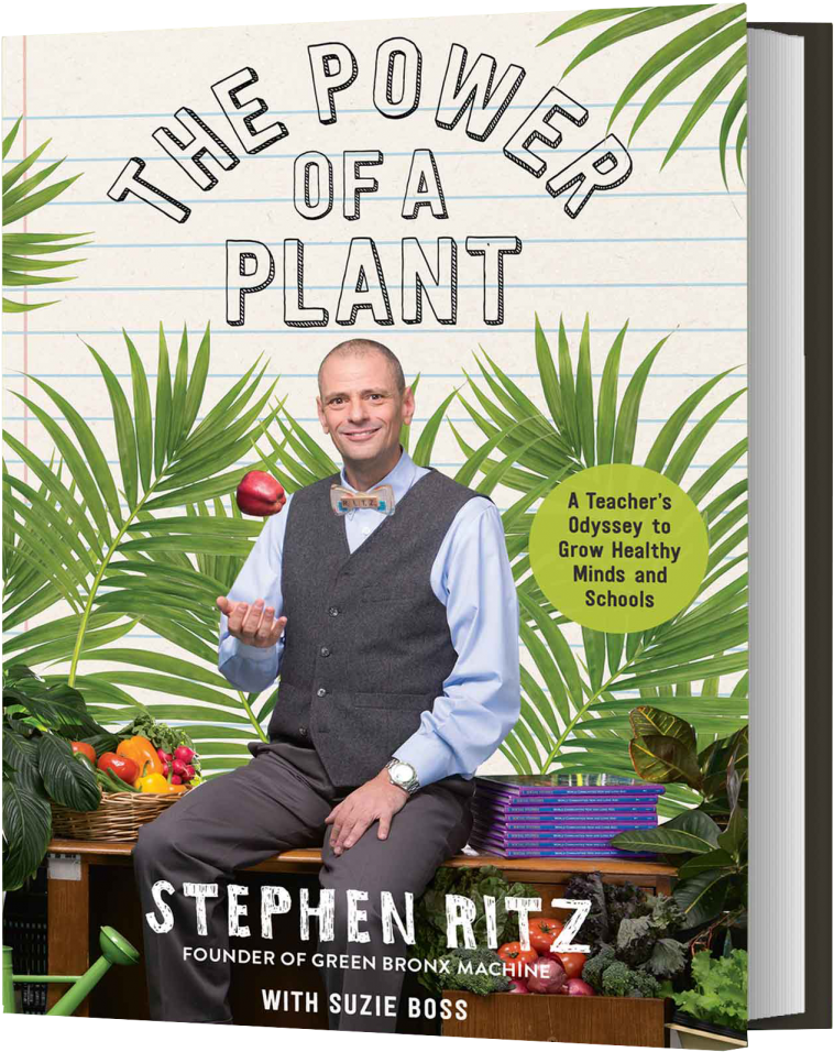 The Power Of A Plant - Power Of A Plant Stephen Ritz (834x1024), Png Download
