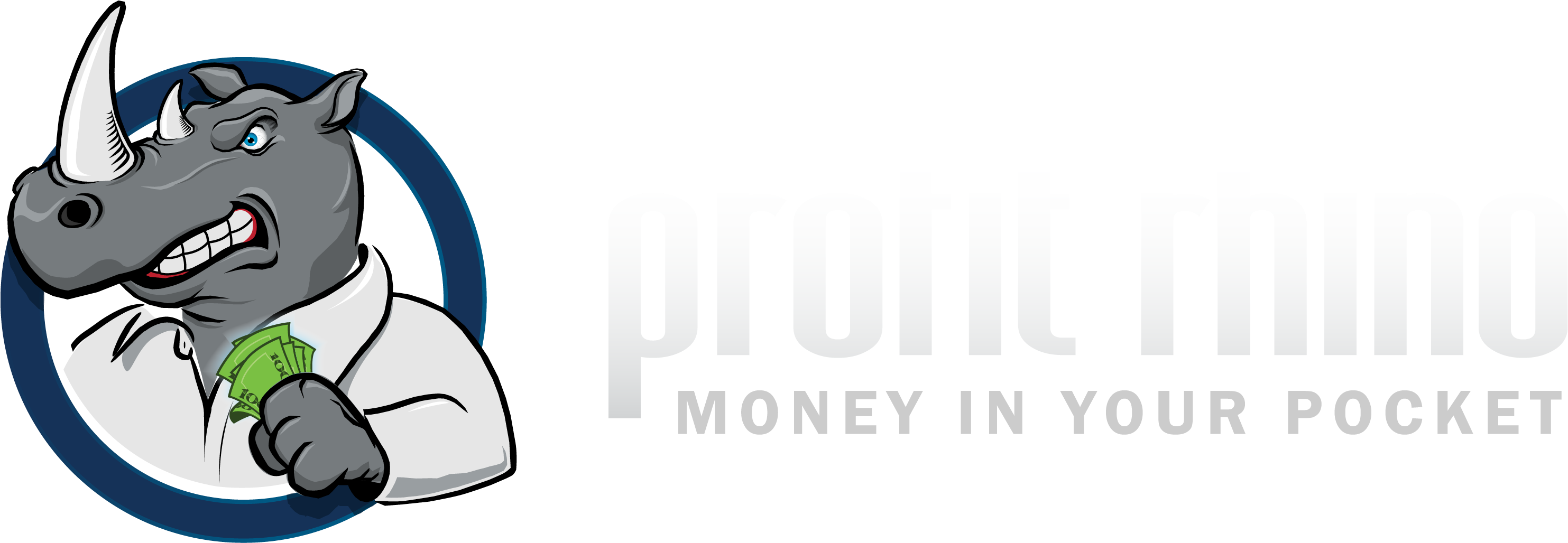 Profit Rhino Logo (3125x1167), Png Download