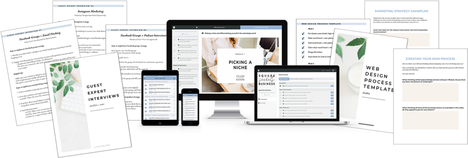 Square Secrets Business Course Glamour Shot - Web Page (1000x500), Png Download