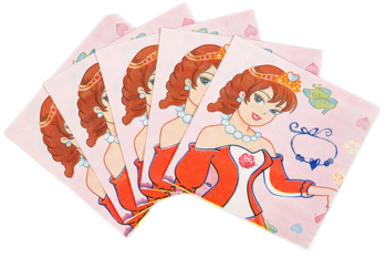 Lovely Girl Japanese Wet Tissue For Children's Birthday - Cartoon (350x349), Png Download