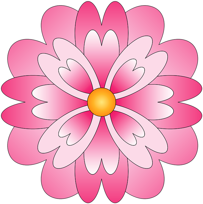 Dibujo Bonito De Flor “ - Dibujos Bonitos De Flores (712x720), Png Download