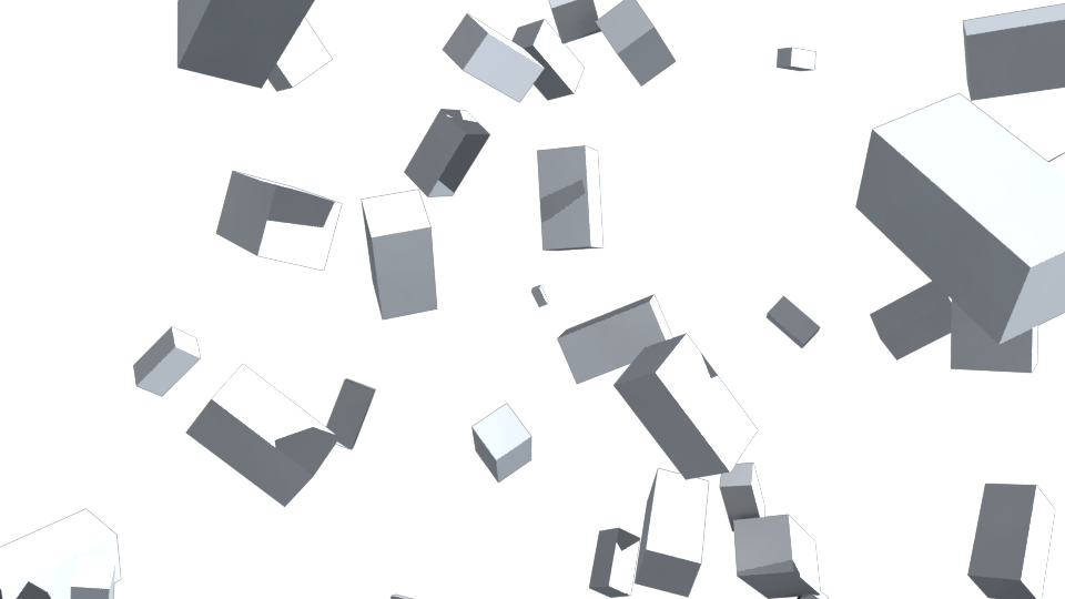 Wireframe Process Name Cubes Img 0234adj Debris Dirt - Number (960x540), Png Download