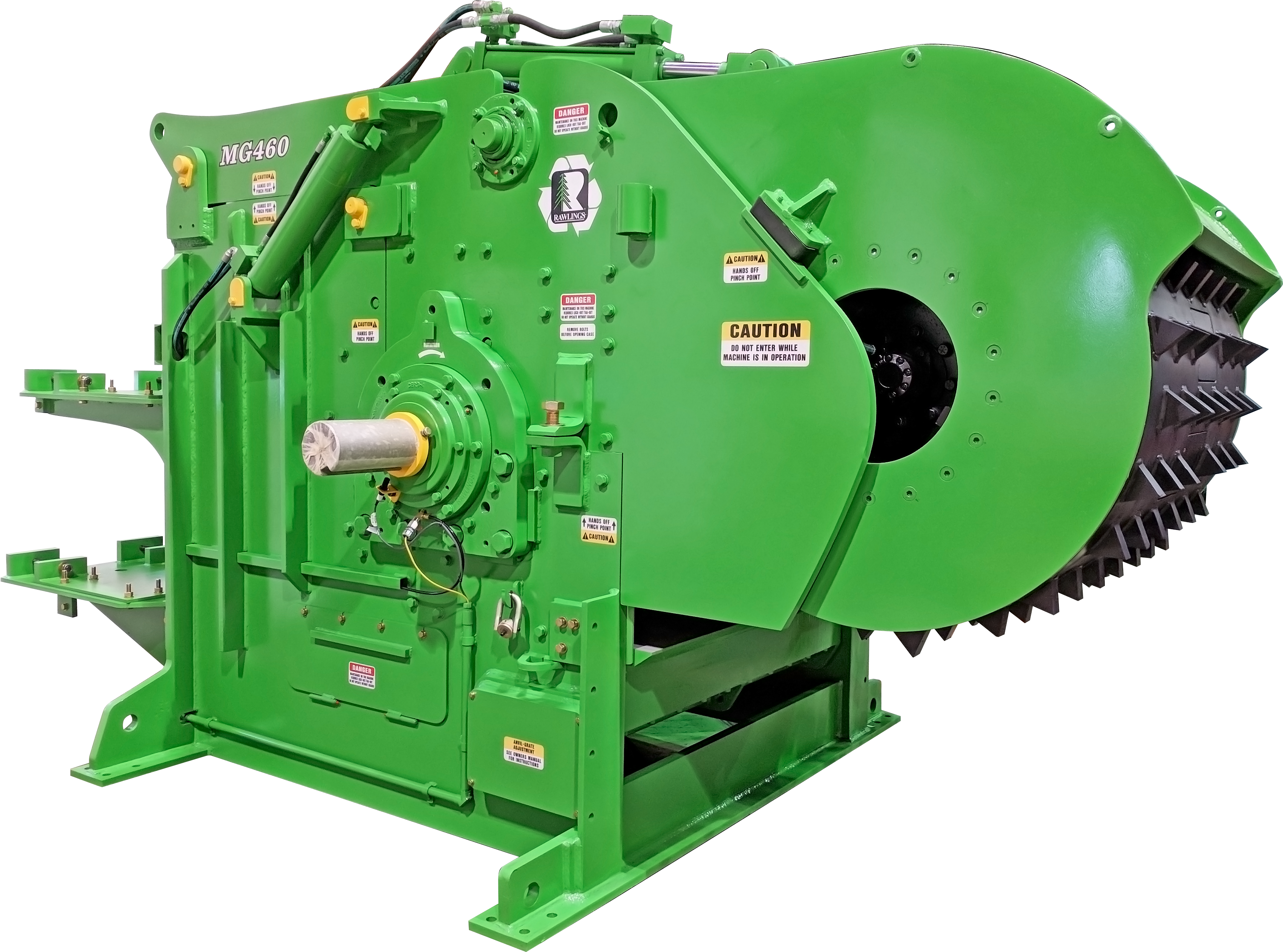 Wood Grinder, Wood Hog, Horizontal Wood Hog, Side View - Wood (4048x3036), Png Download