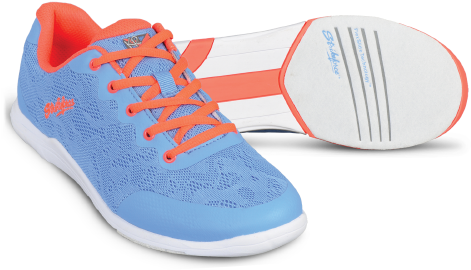 Kr Strikeforce Womens Lace Bowling Shoes Sky/coral - Kr Strikeforce Womens Lace Bowling Shoes (500x500), Png Download