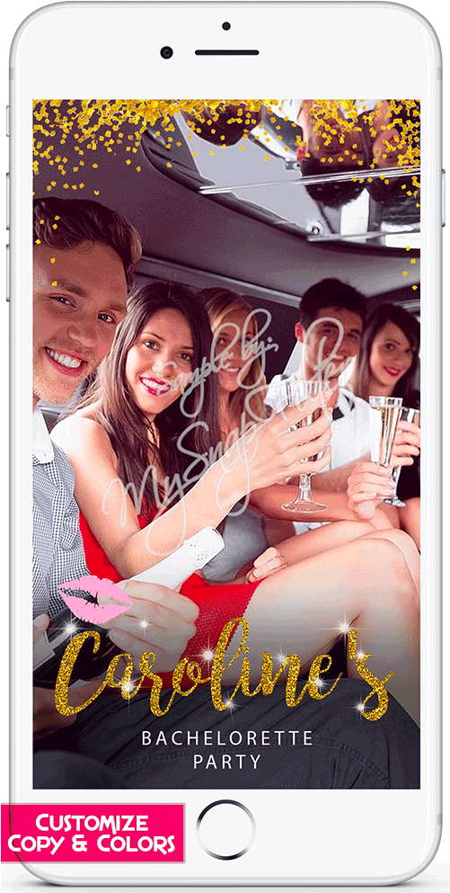 Golden Bachelorette Sparkle (1000x1000), Png Download