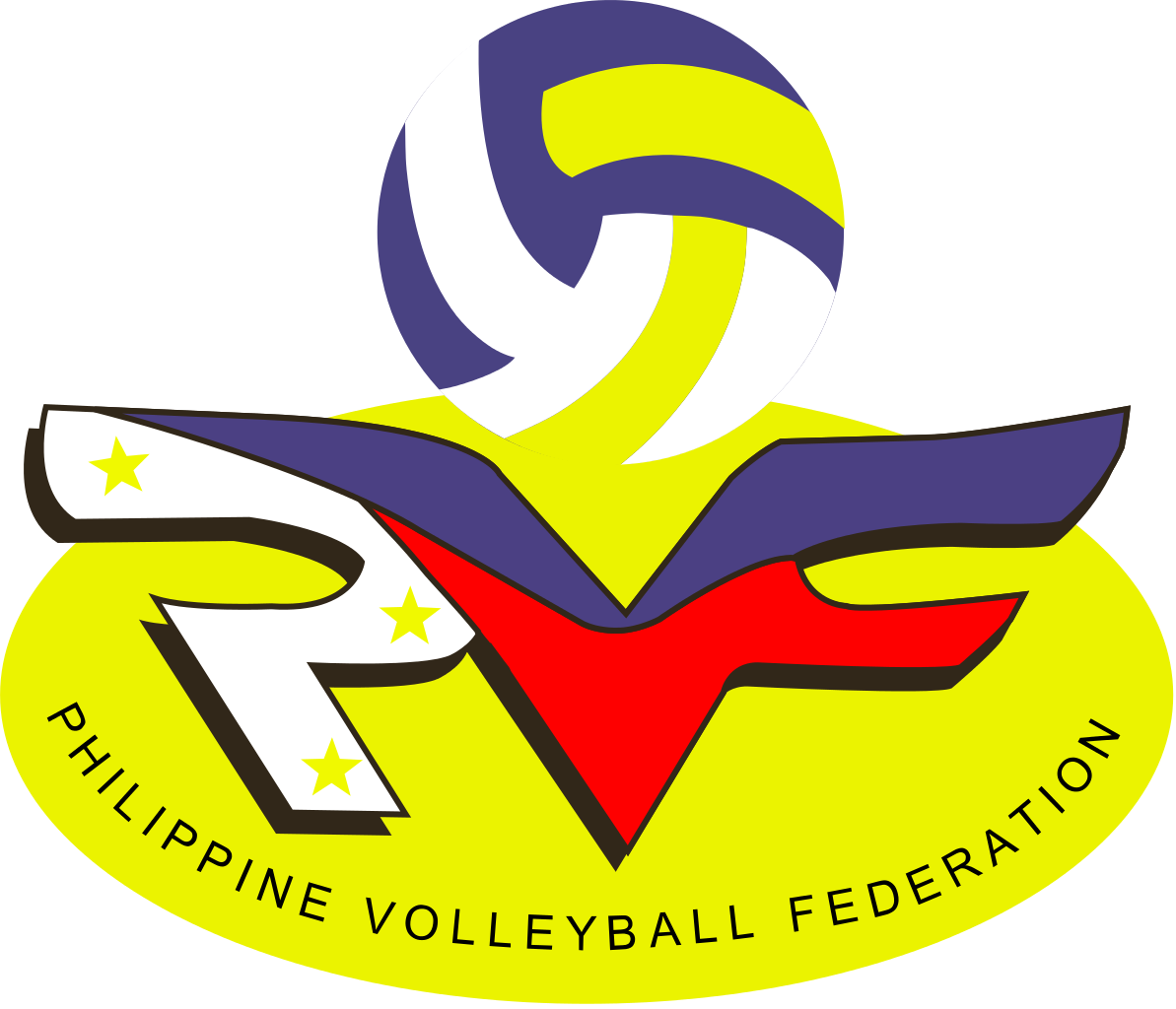 Philippine Volleyball Logo - Volleyball Team Philippines Logo (1193x1024), Png Download
