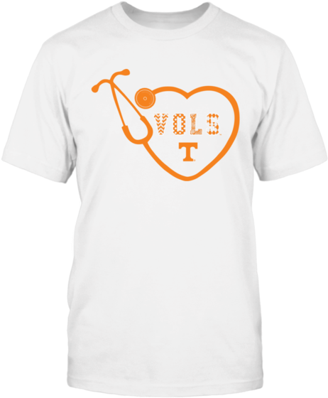 Heart Stethoscope Patterned Letters Tennessee Volunteers - Lincoln Is My Homeboy T-shirts & Hoodies | I Love (600x600), Png Download