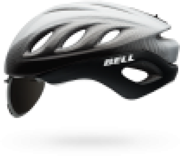 Bell Star Pro Shield Helmet White/black Blur Small - Bell Star Pro Aero Helmet With Shield (1120x840), Png Download