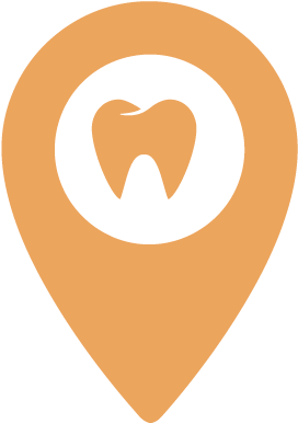 Encuentra Un Dentista - Logo De Ubicacion Dental Png (400x400), Png Download