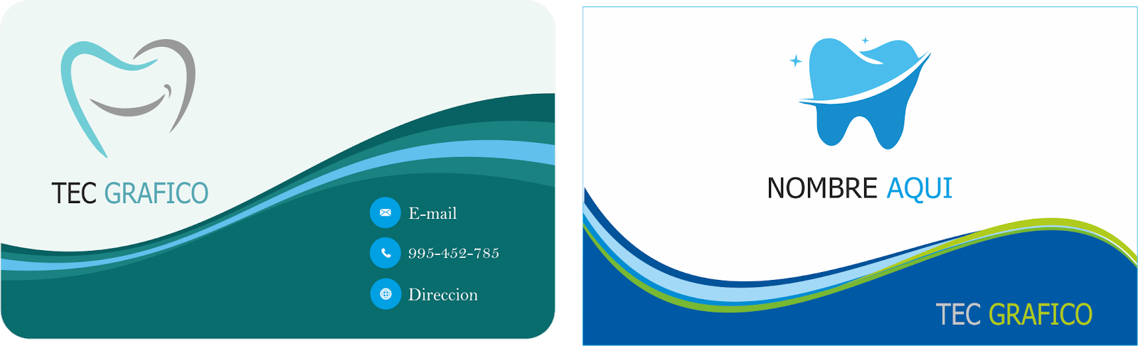 Esta Coleccion De Diseños De Tarjetas Para Dentista, - Dental Clinic (1600x487), Png Download