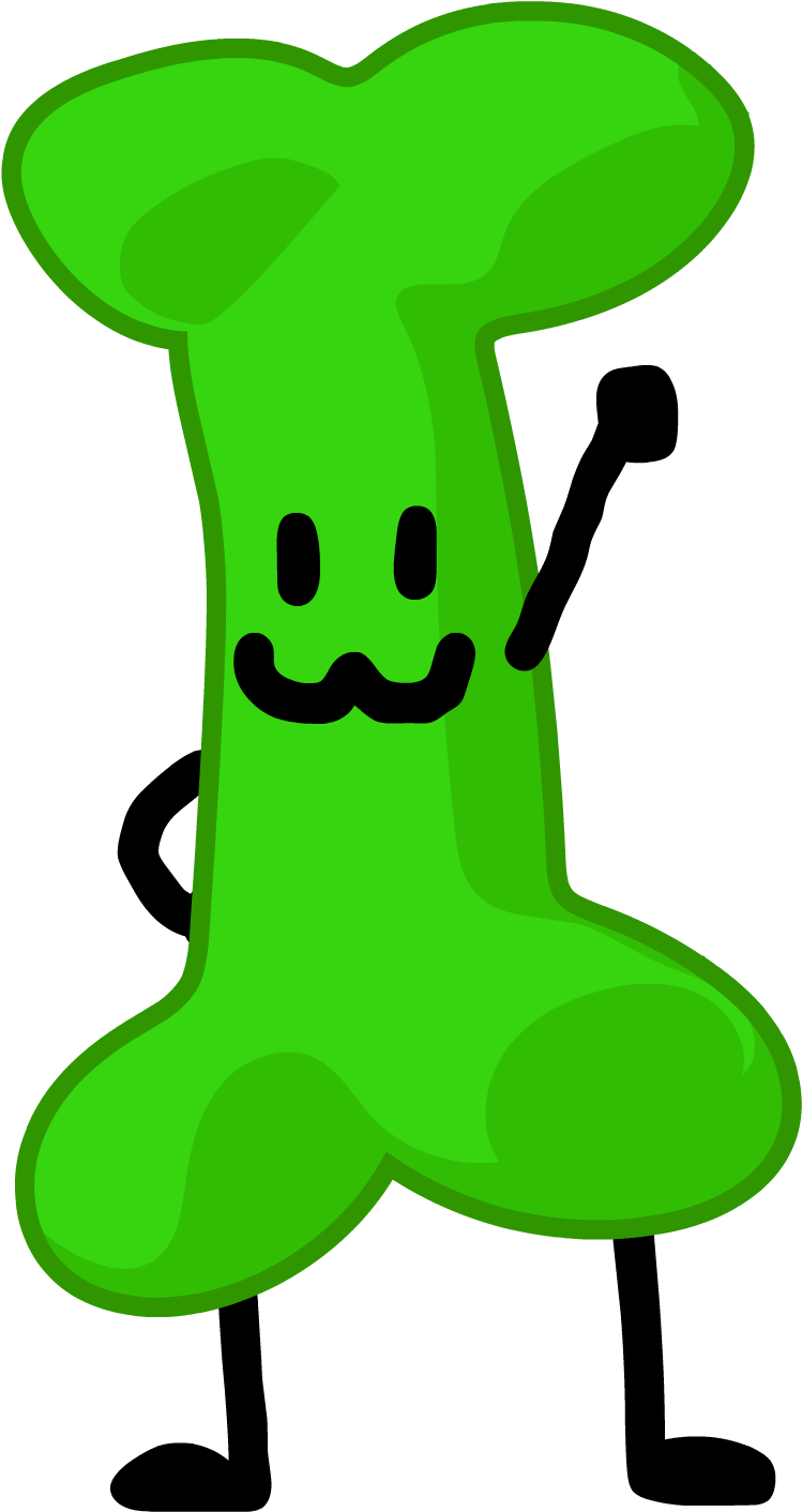 Green Doggy Bone - Wiki (773x1411), Png Download