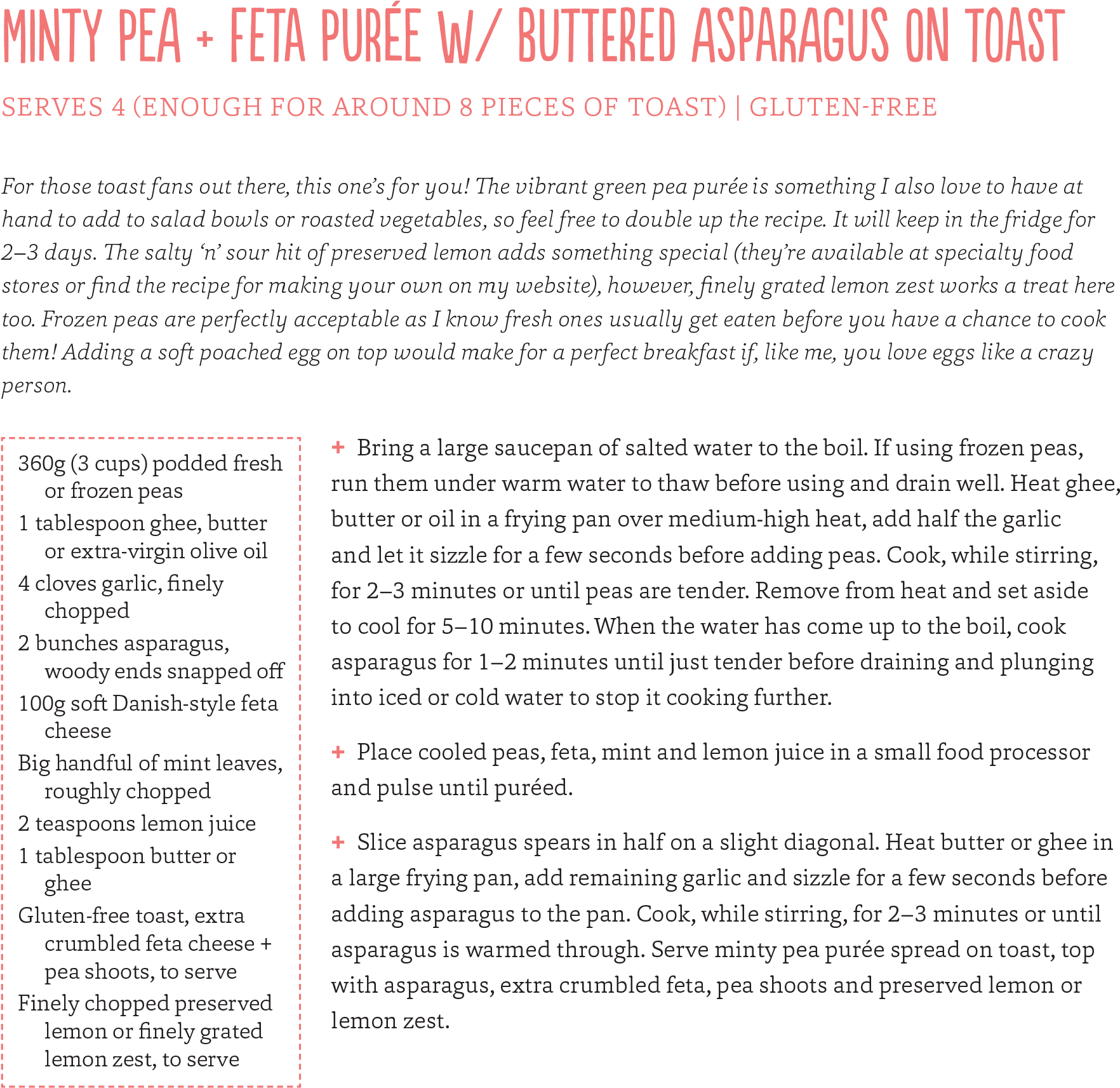 Minty Pea And Feta Puree Wbuttered Asparagus On Toast - Document (1836x1753), Png Download