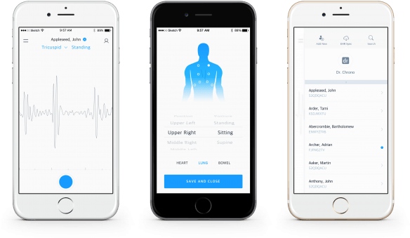 Eko Core Digital Stethoscope - Dessert (850x1300), Png Download