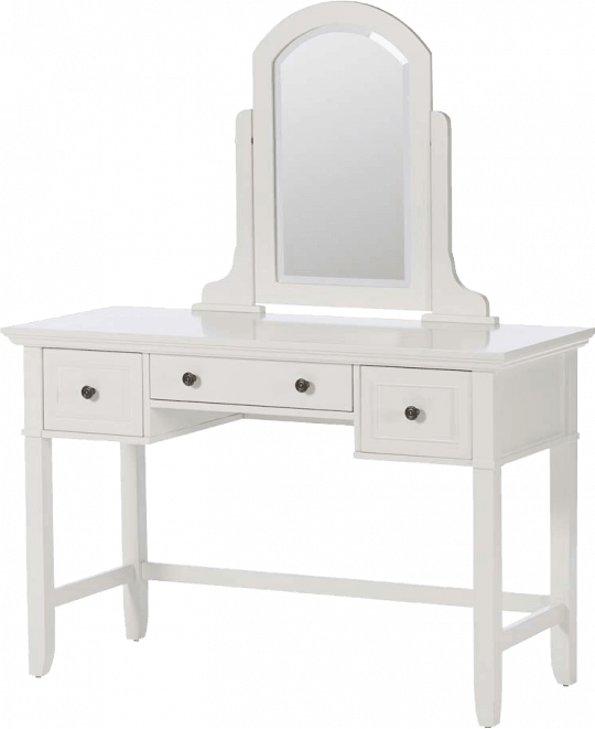 Afydecor Transitional Vanity Mirror With Thick Table - Hearth (540x661), Png Download