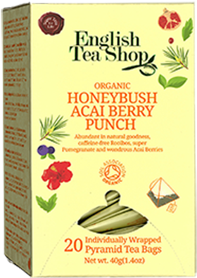Honeybush Acai Berry Punch - English Tea Shop Chocolate Super Berry Burst 30g (500x500), Png Download