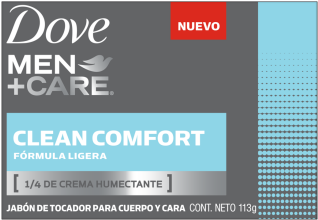 Dove Men Care Jabón En Barra Para Cuerpo Y Cara Clean - Dove Men Care (459x460), Png Download
