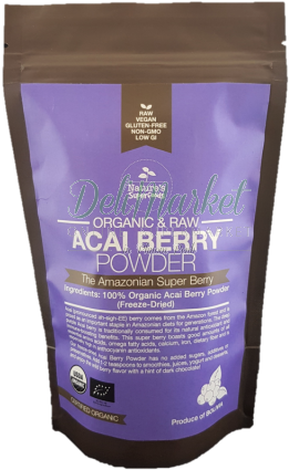 Organic Acai Berry Powder, Freeze-dried - Grape (600x600), Png Download
