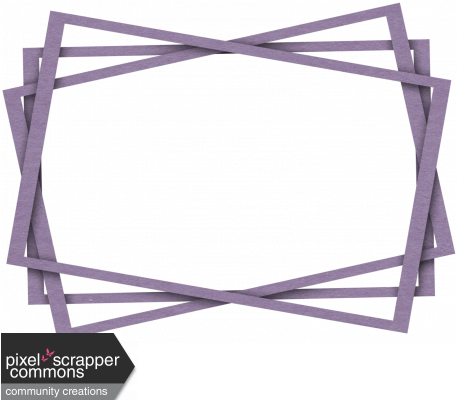 I Love Purple Frame - Digital Scrapbooking (456x456), Png Download