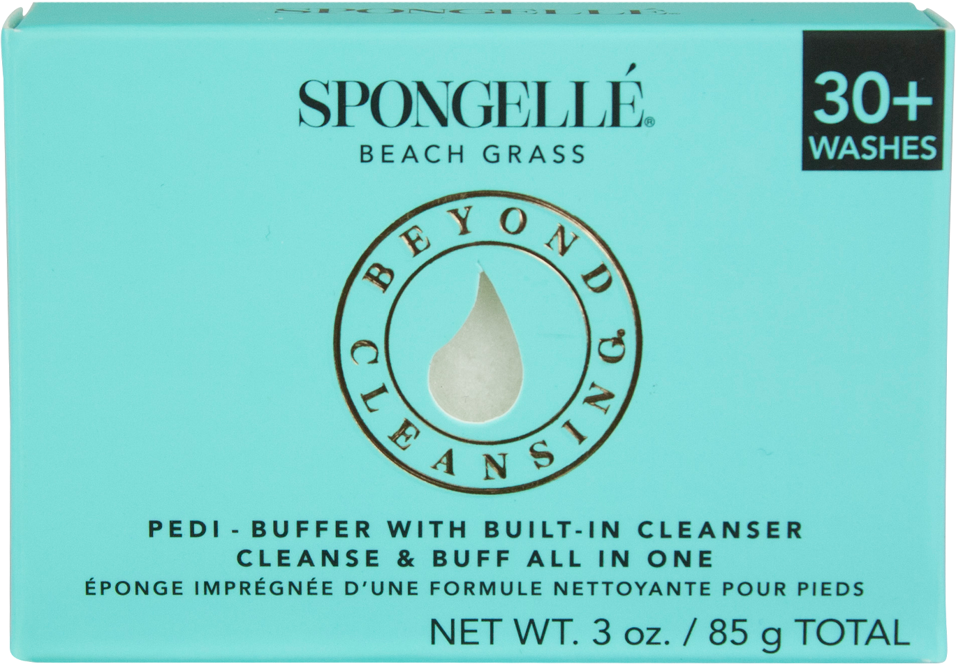 Jabón Para Pedicure Beach Grass, - Spongelle Pedi-buffer 30+ Washes - Beach Grass (green) (1400x1400), Png Download