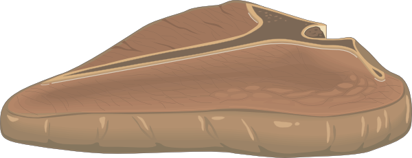 Clip Art Food T Bone Steak (600x230), Png Download