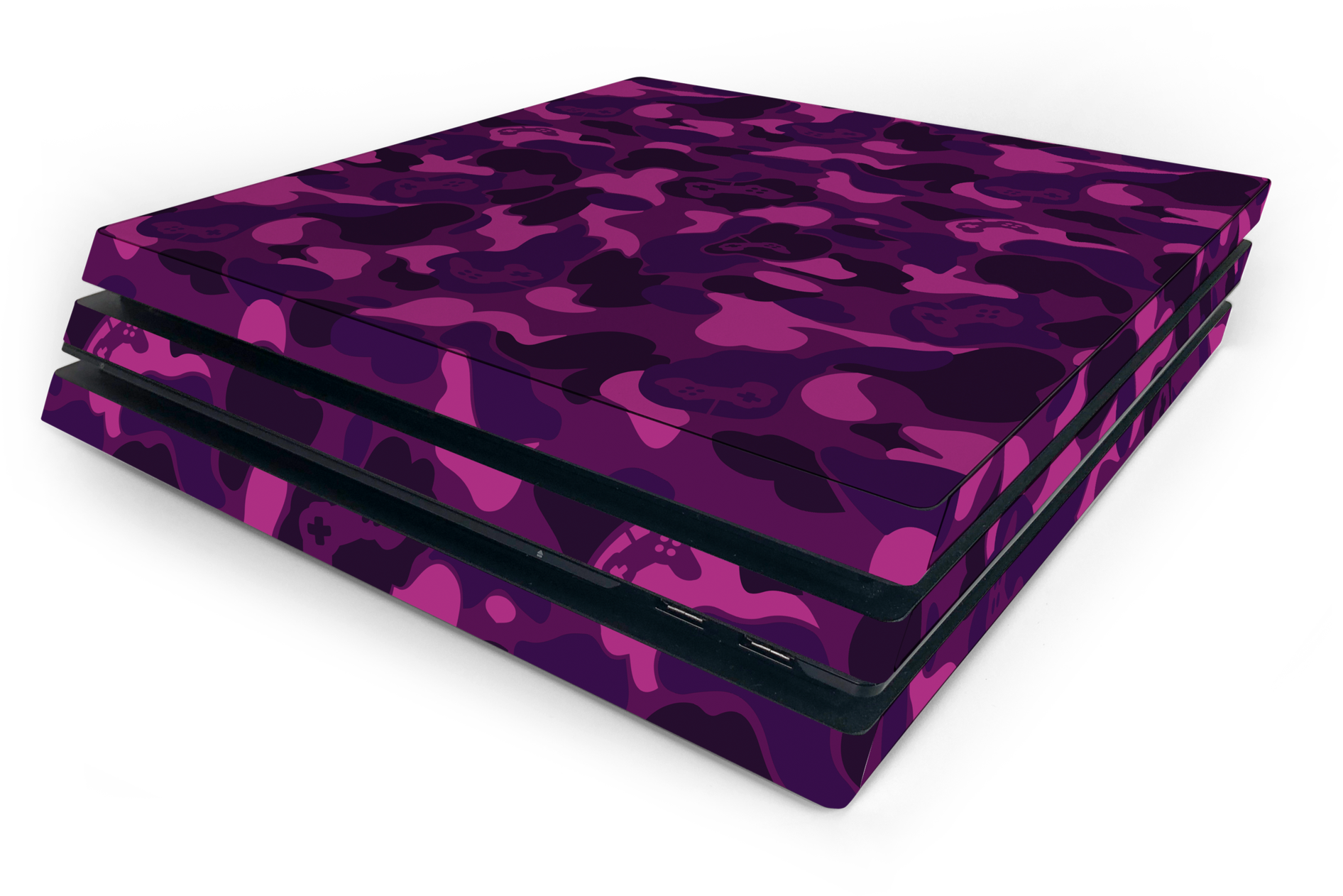Sony Ps4 Pro Purple Game Camo Skin - Sony Playstation 4 Pro (2048x1536), Png Download