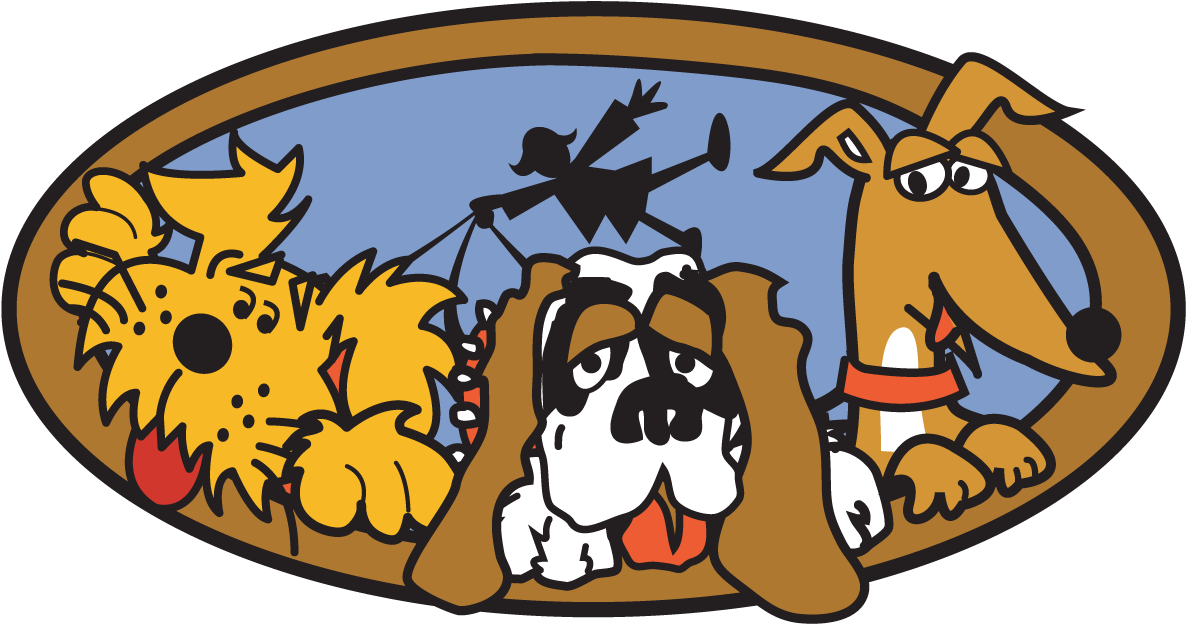 Bones Clipart Pet - Official Dog Walker Oval Sticker (1200x1200), Png Download