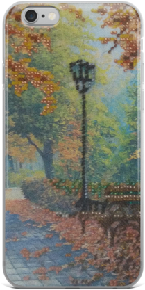 Iphone X/xs/xsmax/7 Plus/8 Plus Case Lampost - Autumn Palette... (500x500), Png Download