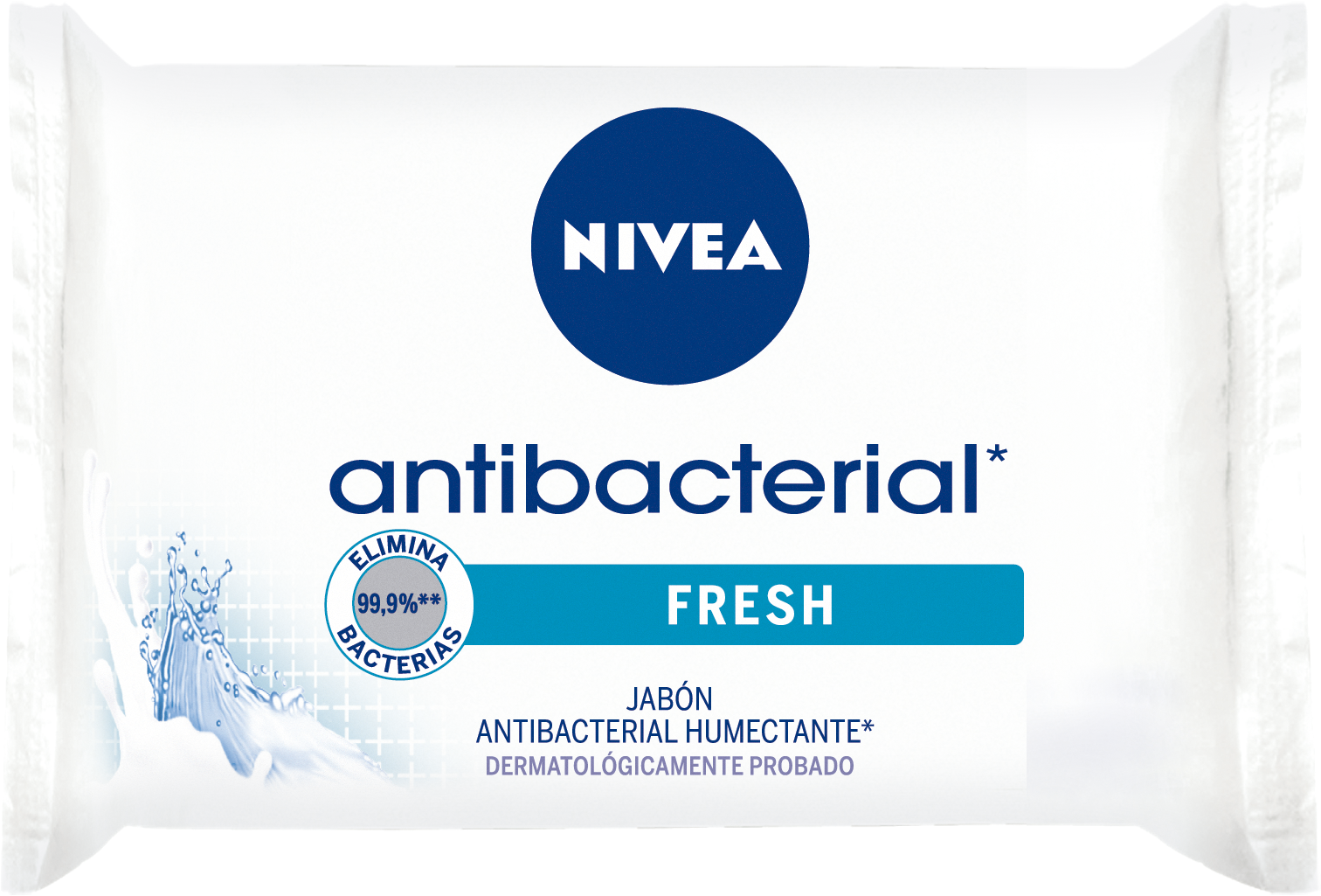 Foto Jabon Antibacterial Fresh 85gr Nivea Paq De - Nivea Creme Soft 750 Ml (1599x1099), Png Download