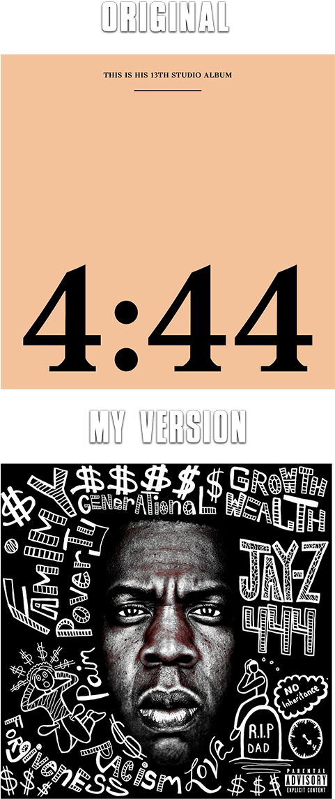 4:44 - Jay Z - Cd (480x1209), Png Download