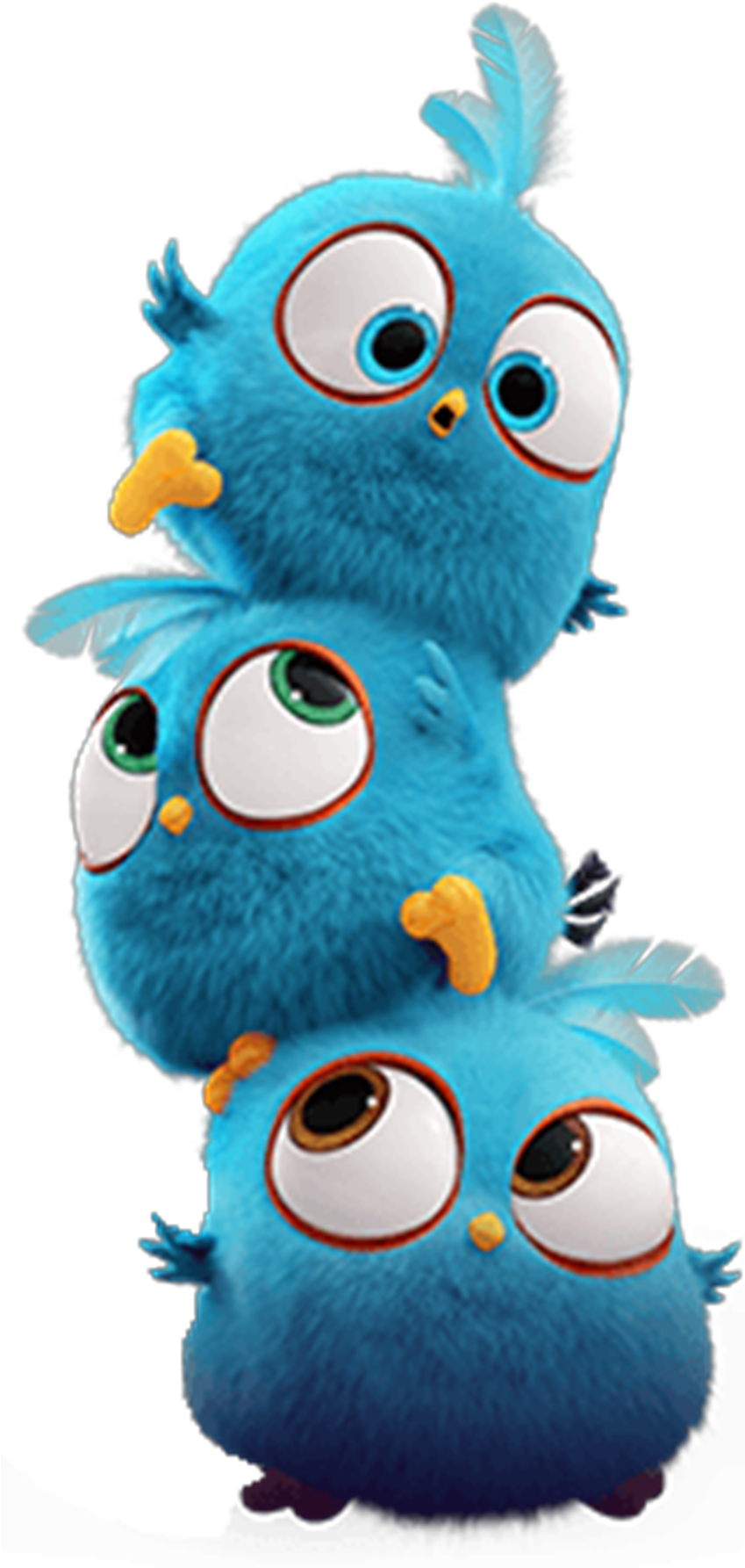 Abmovie Theblues Stack - Angry Birds Movie Jay Jake And Jim (848x1814), Png Download