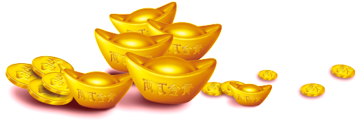 Gold Ingot Png - Gold (1024x343), Png Download