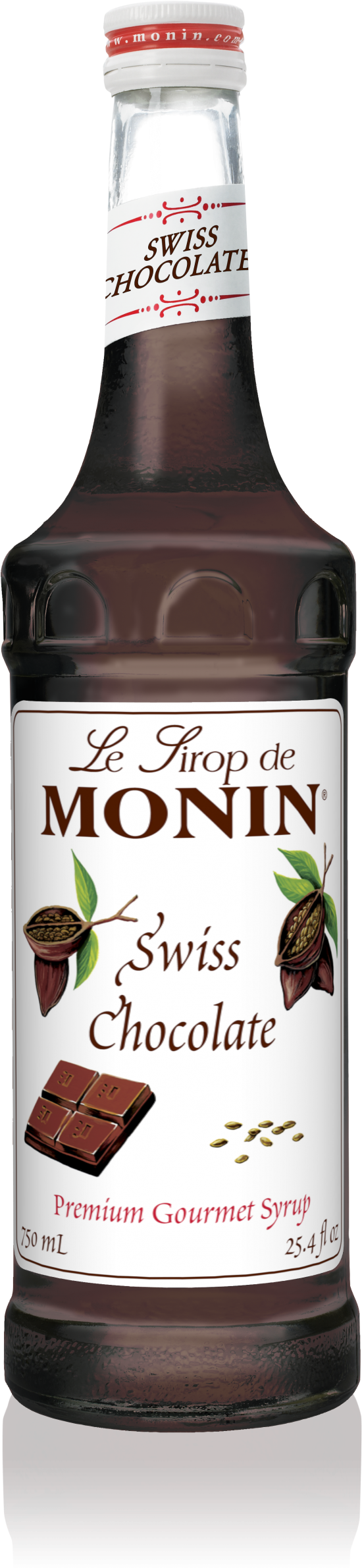 750 Ml Swiss Chocolate Syrup - Monin Violet Syrup (1193x2386), Png Download